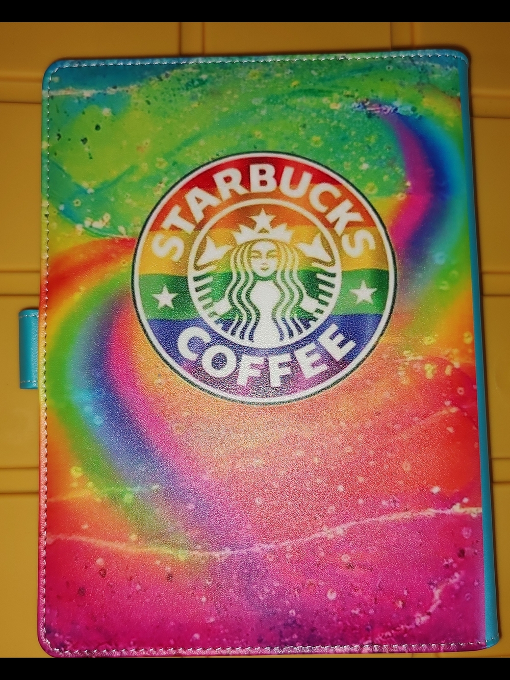 Starbucks Rainbow Logo Binder Notebook - Multicolor